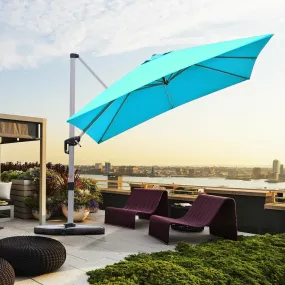 10ft Square Patio Umbrella - Blue