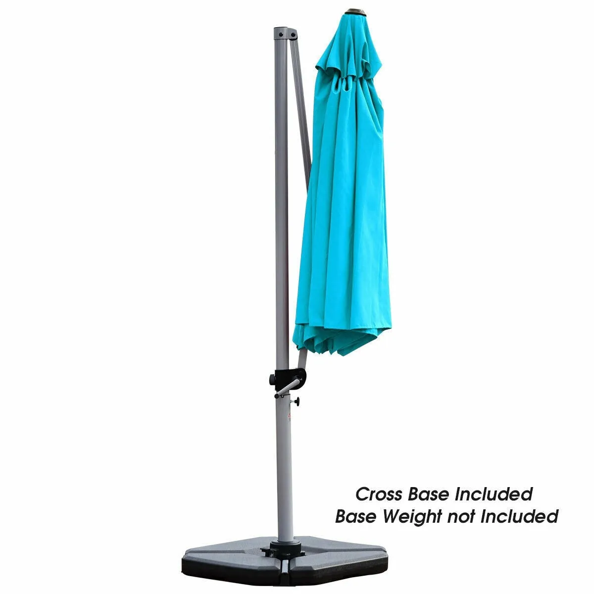 11ft Patio Offset Cantilever Umbrella - Blue