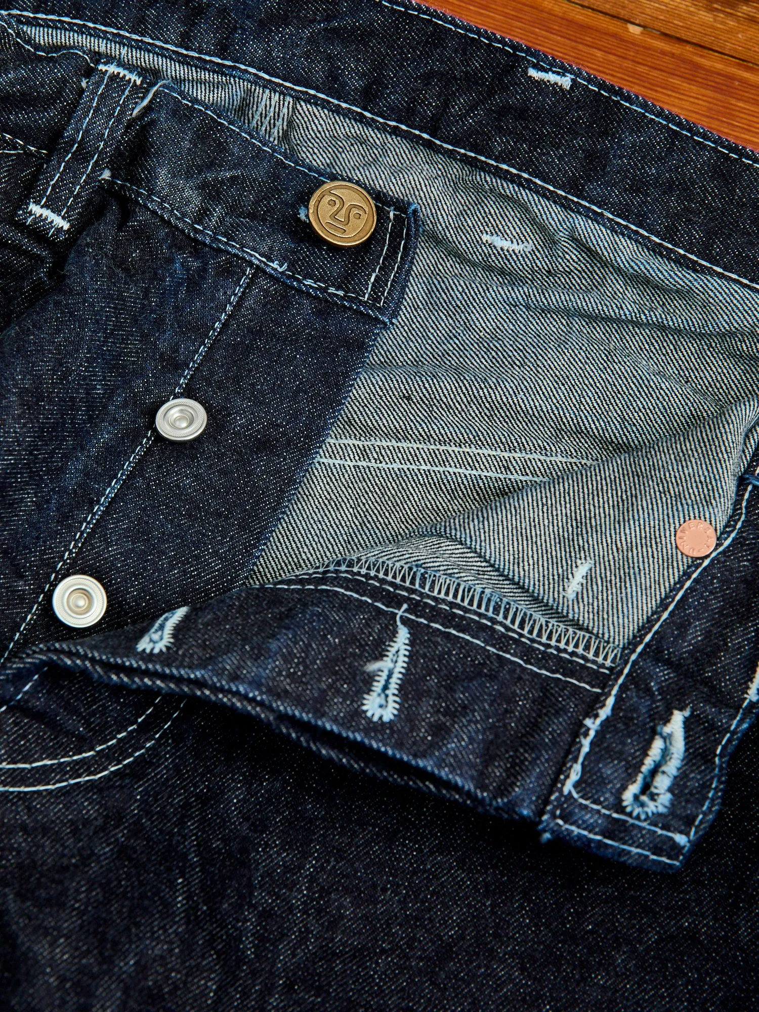 132 "Rinse One Wash" 16oz Selvedge Denim - Wide Fit