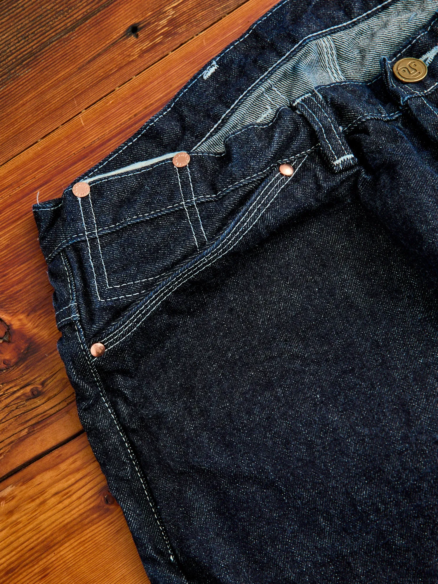 132 "Rinse One Wash" 16oz Selvedge Denim - Wide Fit