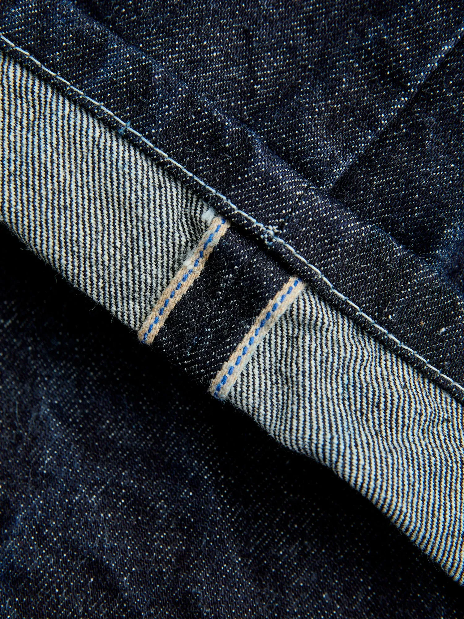 132 "Rinse One Wash" 16oz Selvedge Denim - Wide Fit