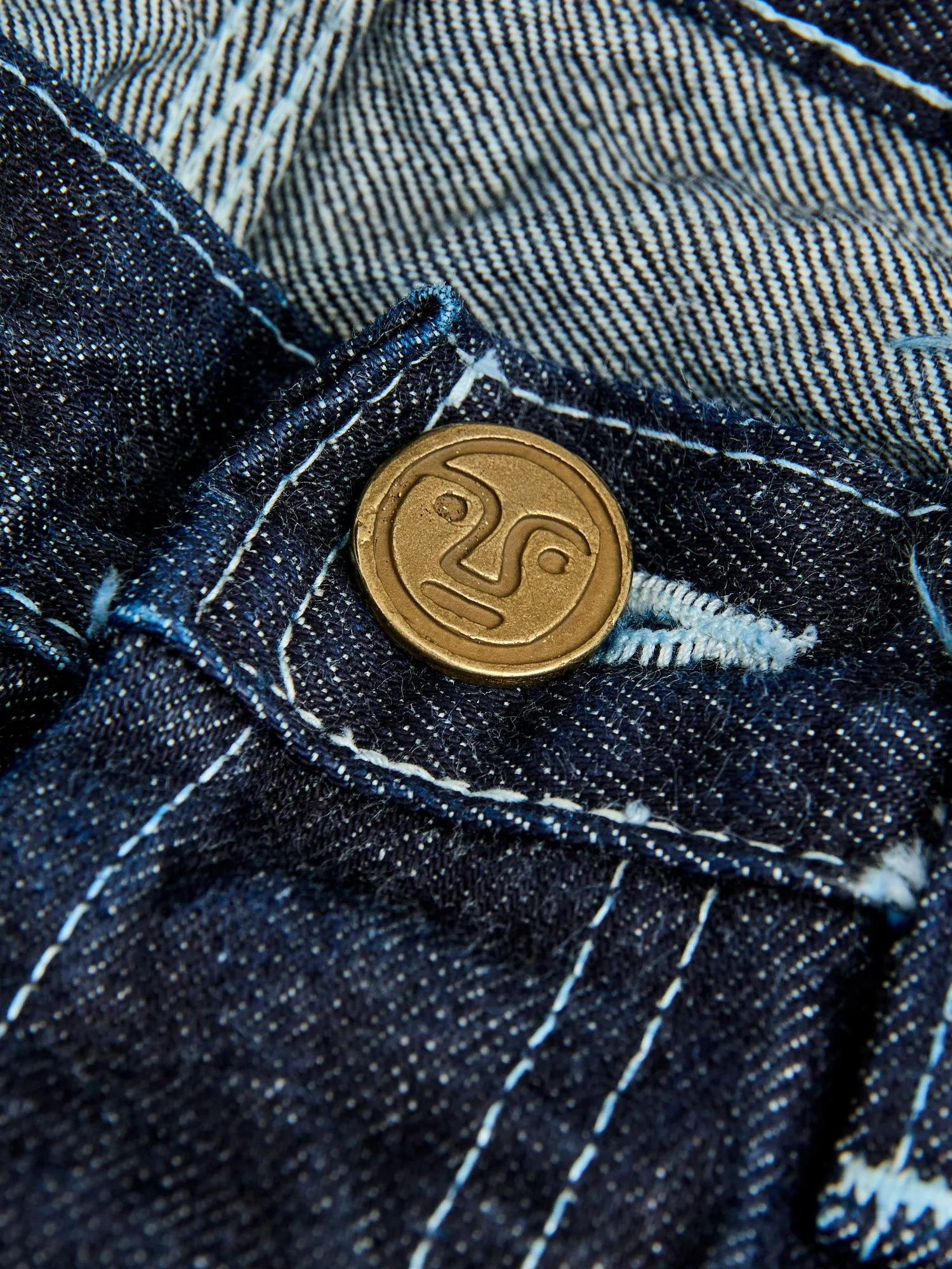 132 "Rinse One Wash" 16oz Selvedge Denim - Wide Fit