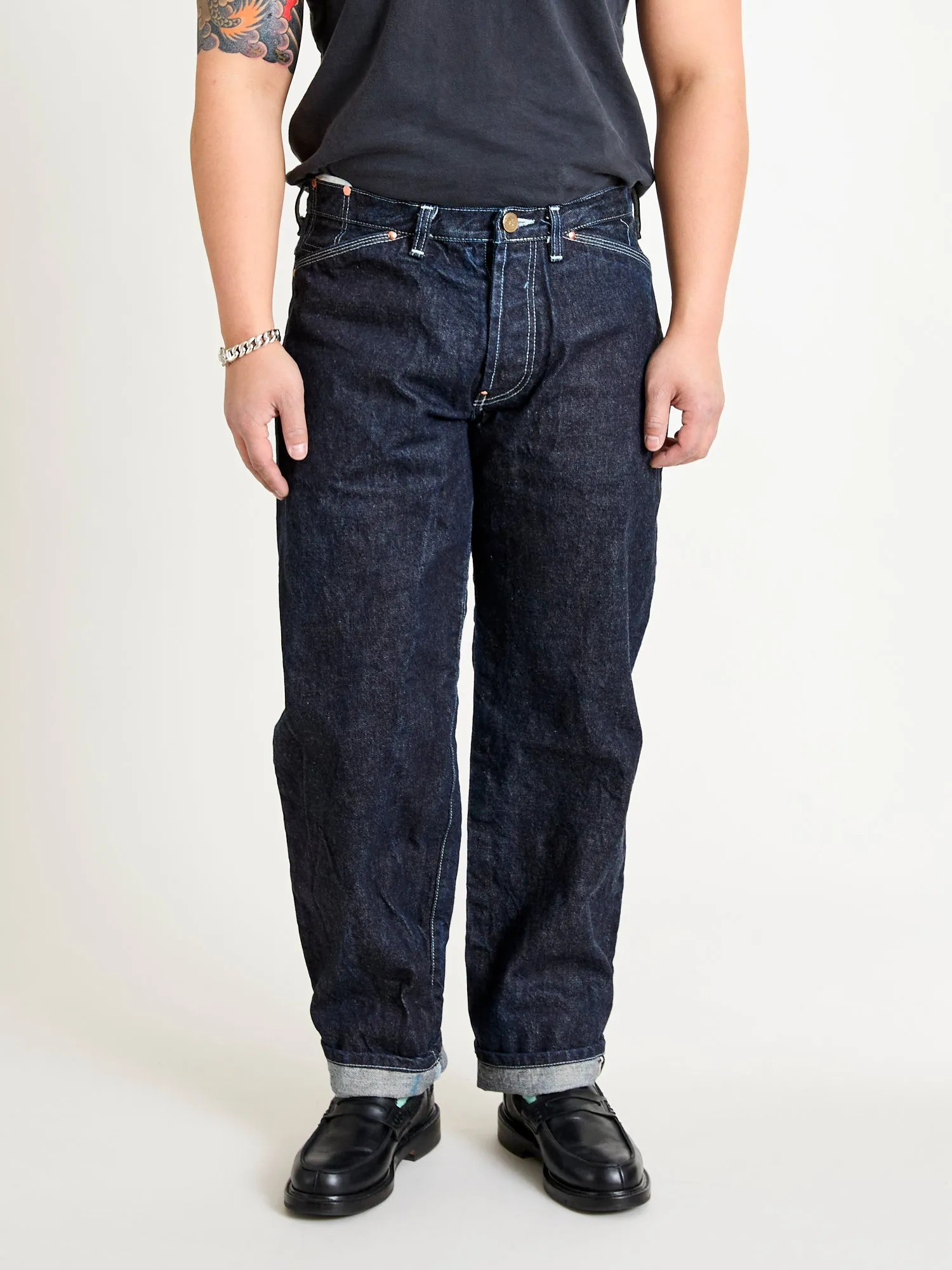 132 "Rinse One Wash" 16oz Selvedge Denim - Wide Fit