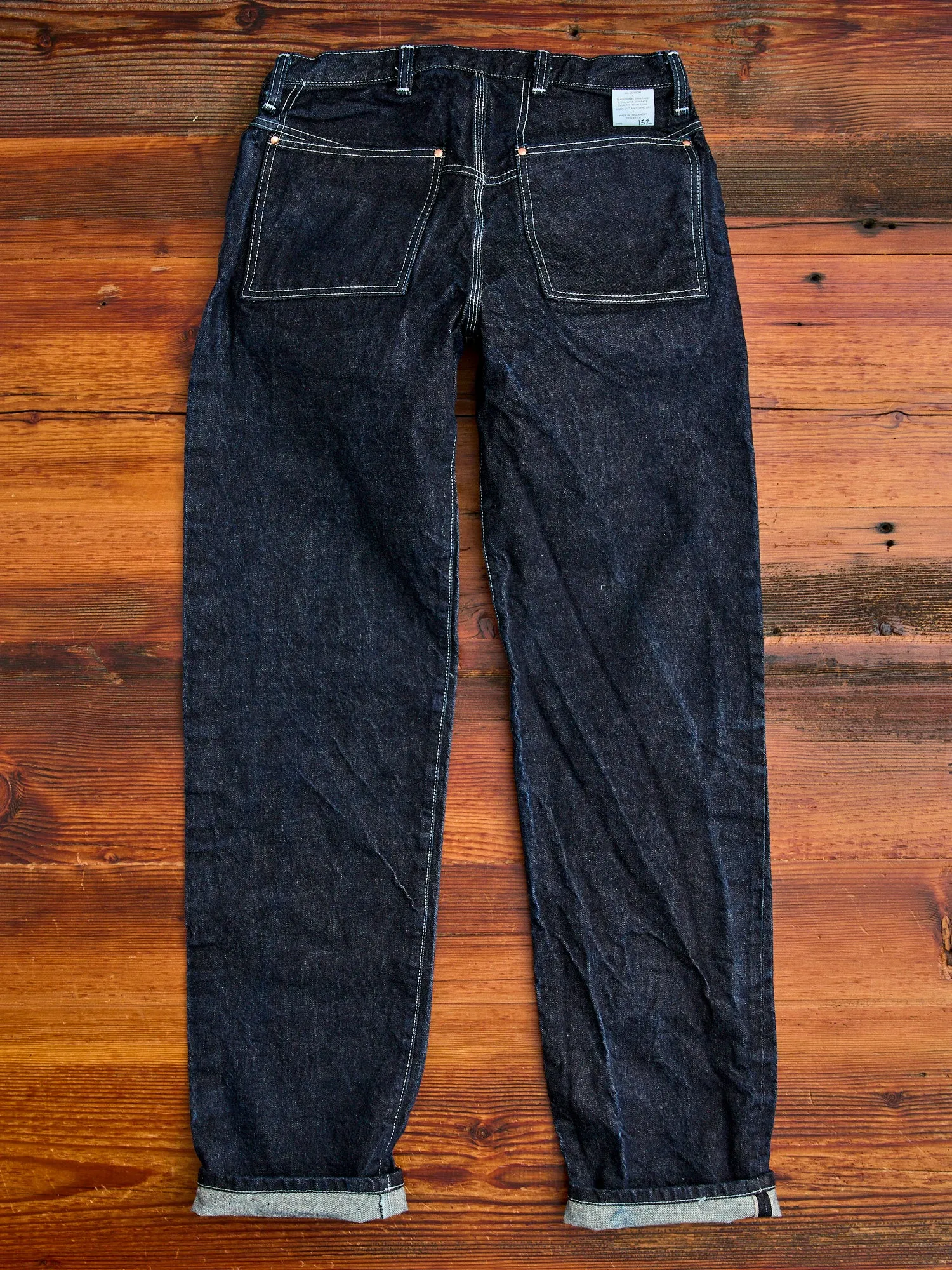 132 "Rinse One Wash" 16oz Selvedge Denim - Wide Fit