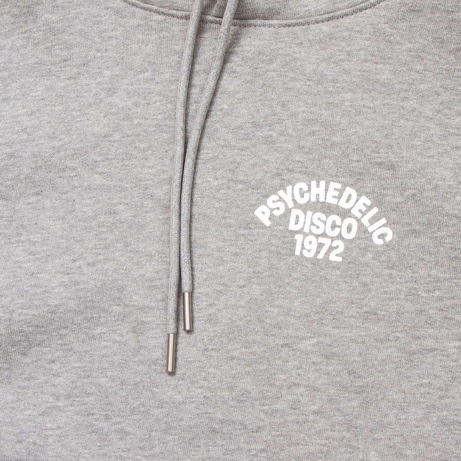 1972 Psychedelic Disco Back Print - Hood - Grey