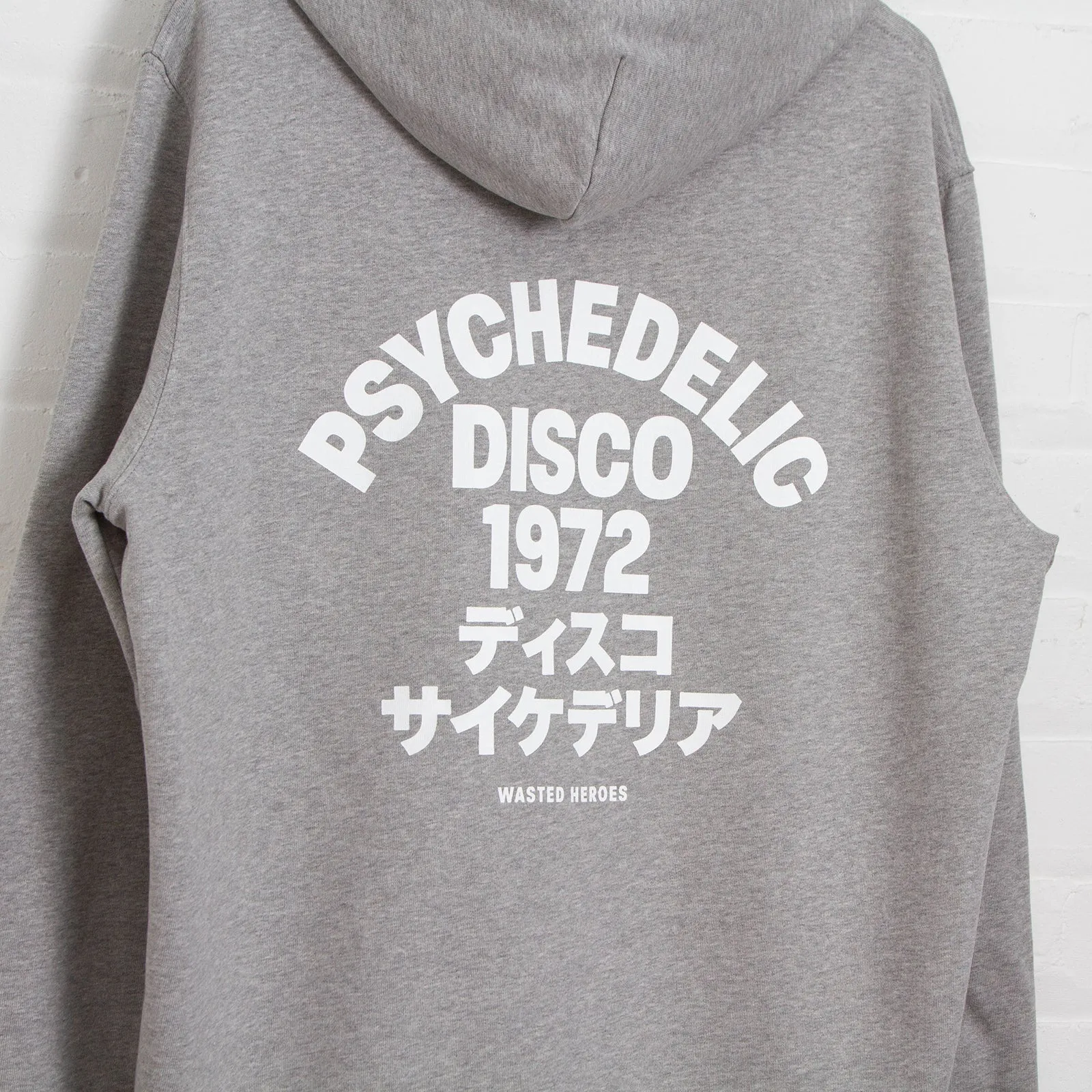 1972 Psychedelic Disco Back Print - Hood - Grey