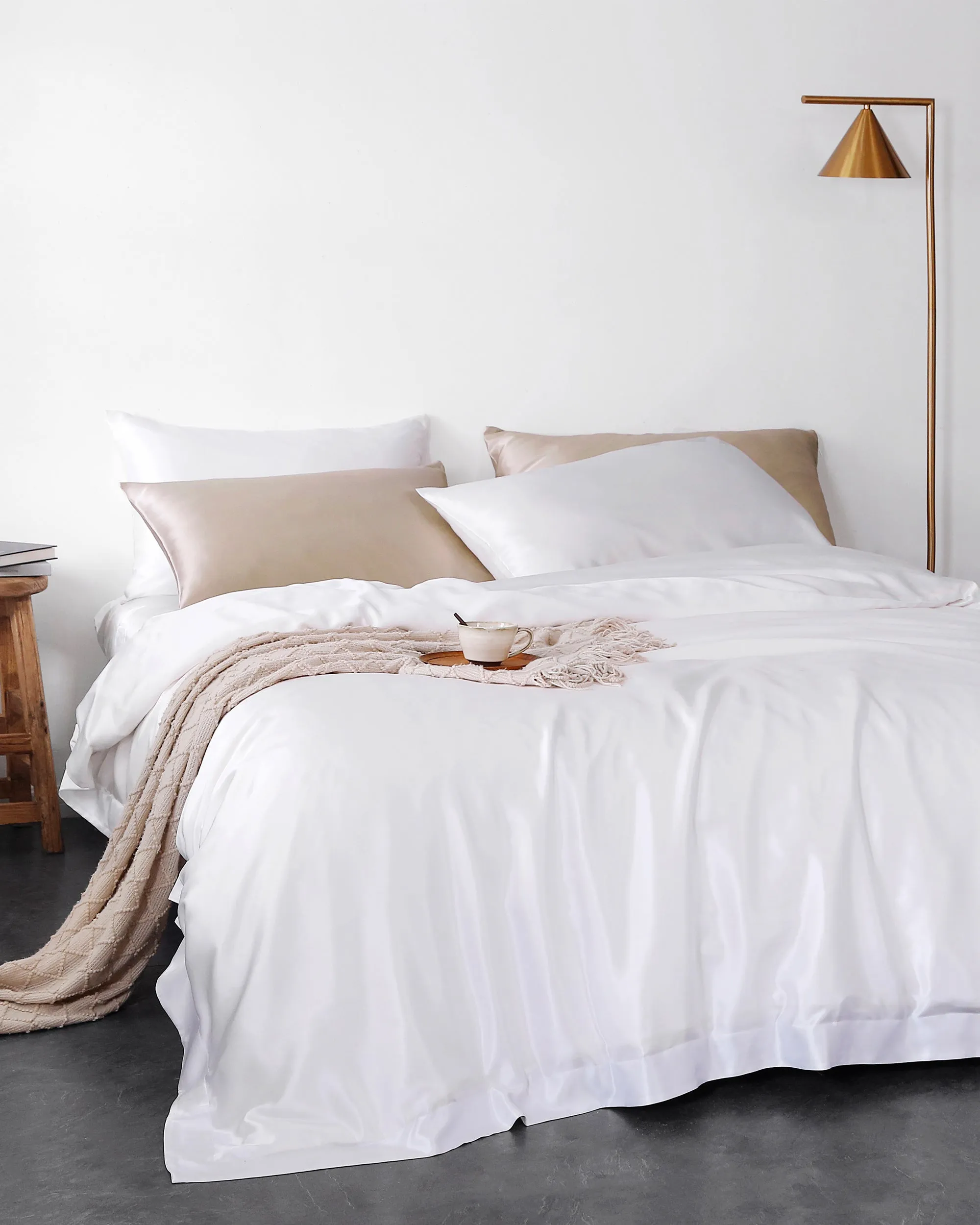 22 MM 4PCS Silk Sheets Set