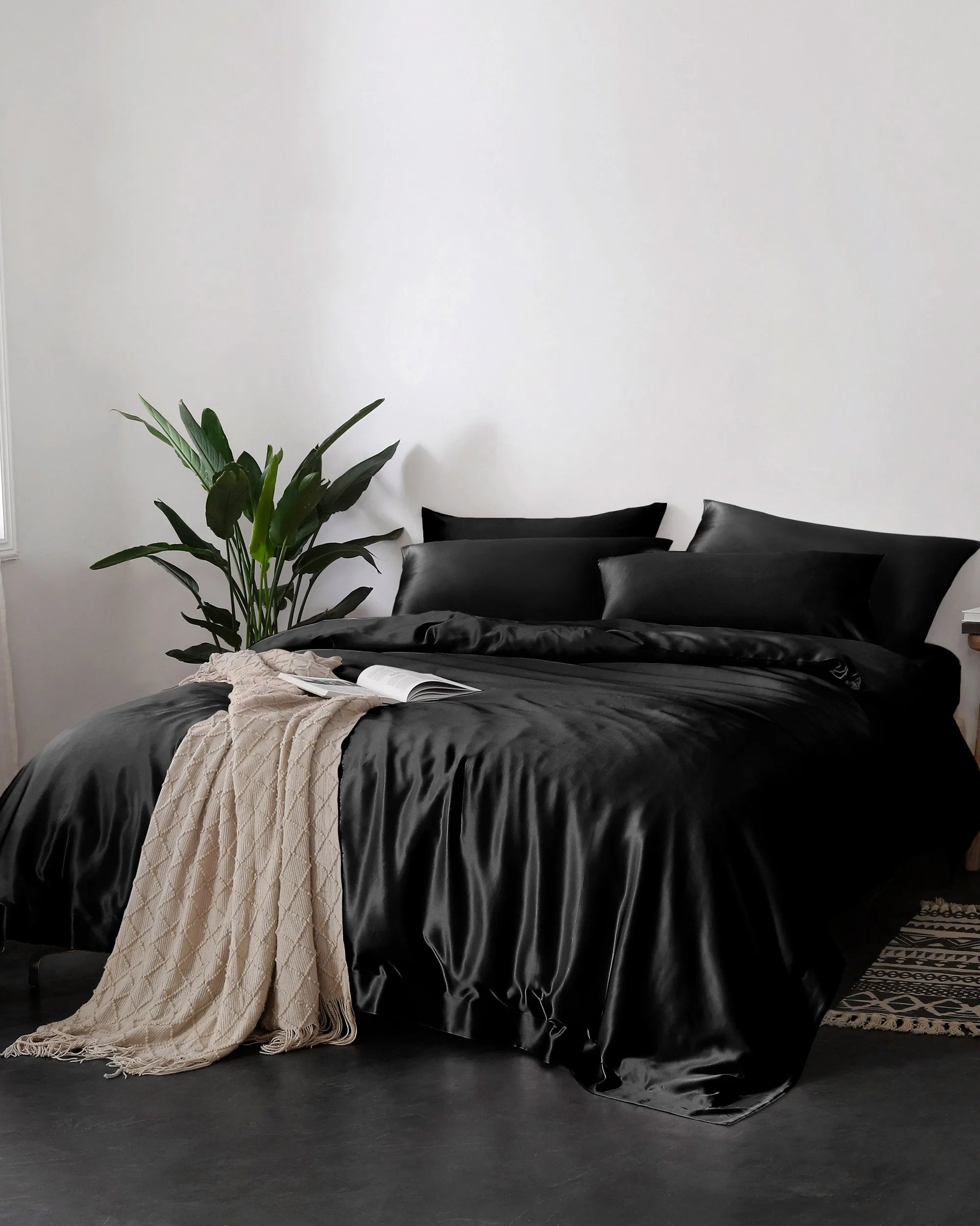 22 MM 4PCS Silk Sheets Set