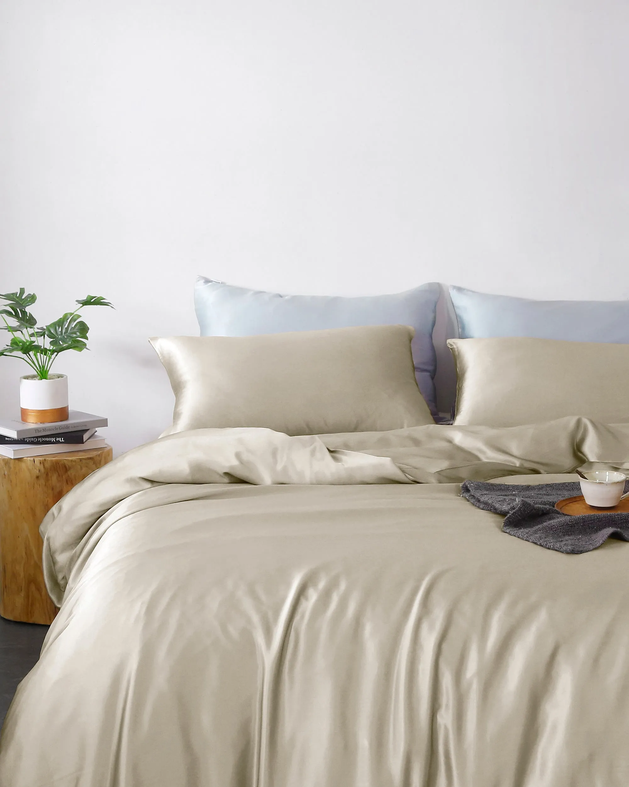 22 MM 4PCS Silk Sheets Set
