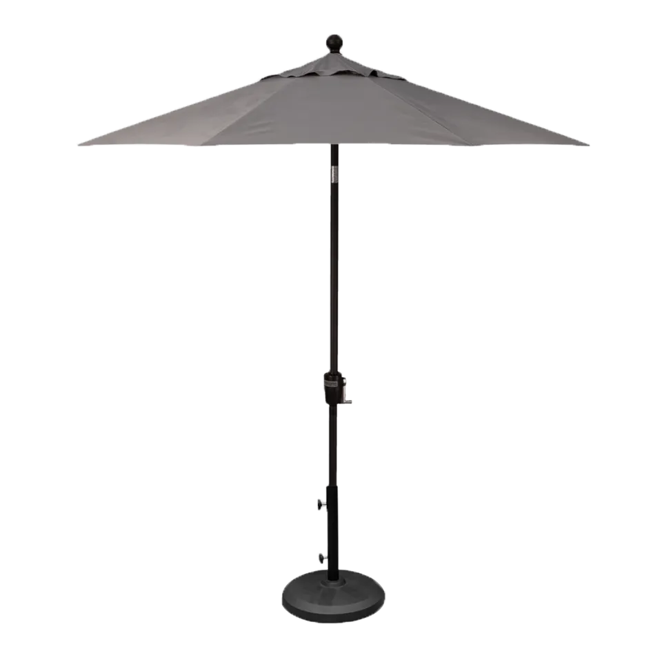 7.5' MARKET UMBRELLA, CANVAS COAL