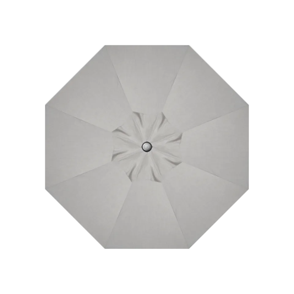 9' MARKET UMBRELLA, CAST SILVER
