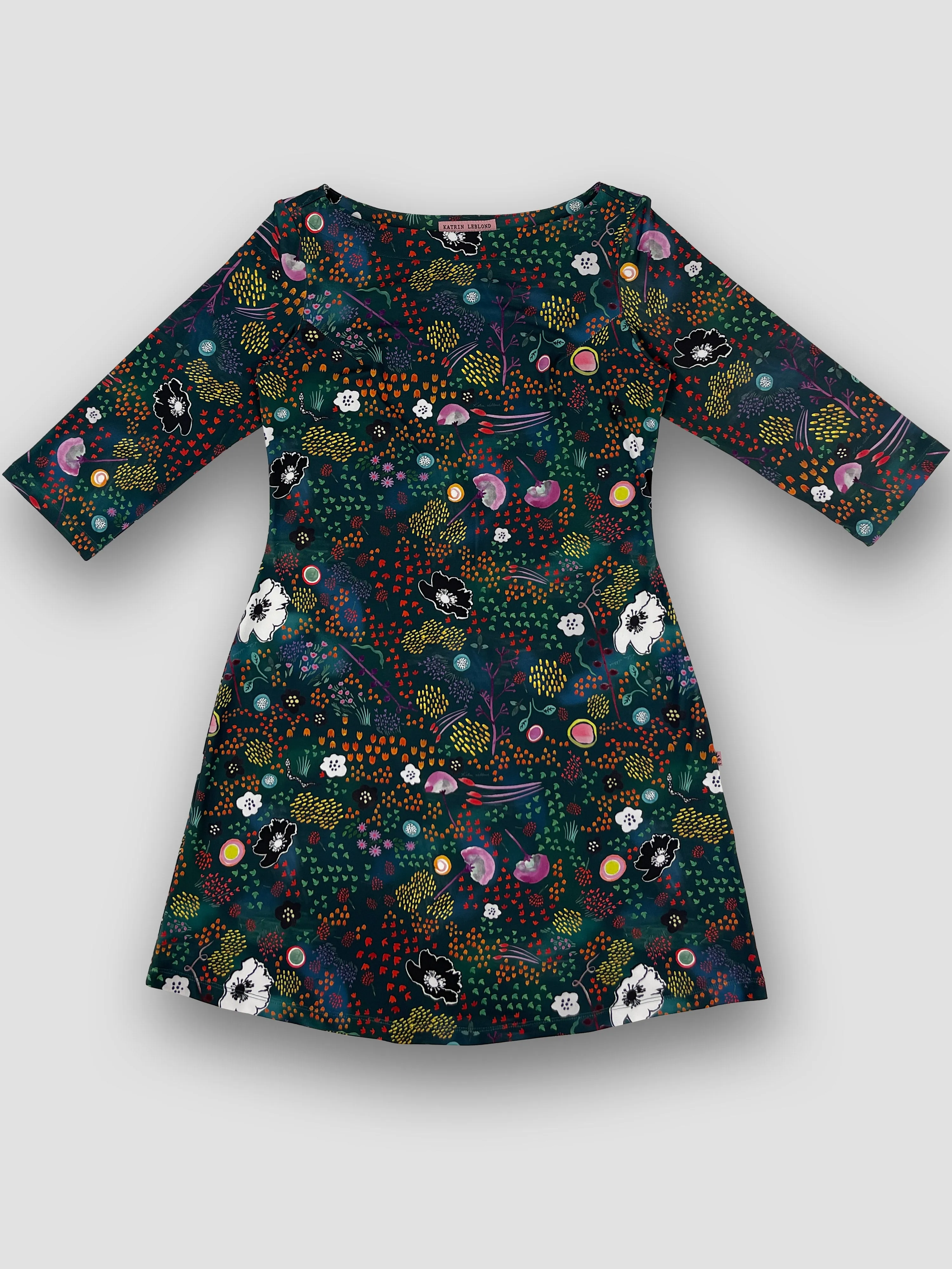 A-Line Dress - Night Garden