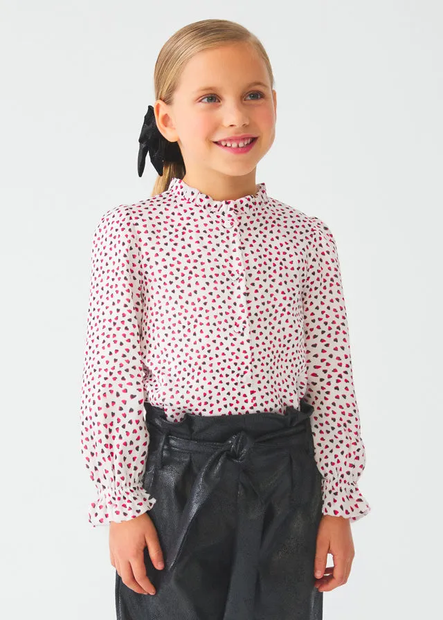 Abel & Lula Girls Blouse  5643-8  Rojo *