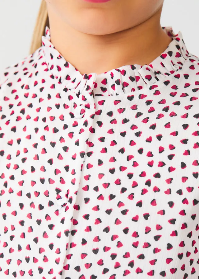Abel & Lula Girls Blouse  5643-8  Rojo *