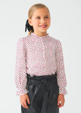 Abel & Lula Girls Blouse  5643-8  Rojo *