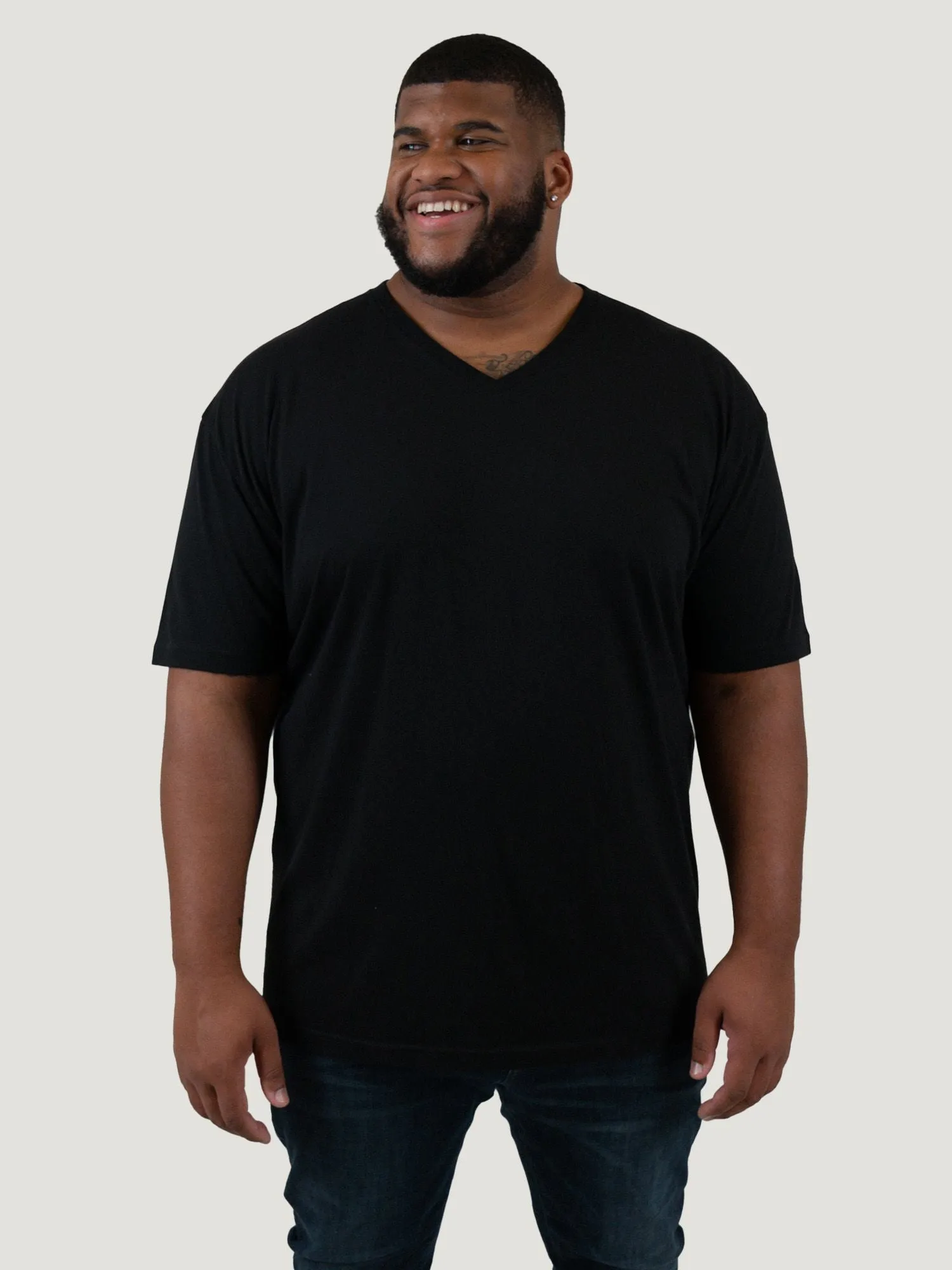 All Black V-Neck 10-Pack