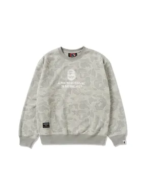 ALPHA X BAPE CREWNECK SWEATER