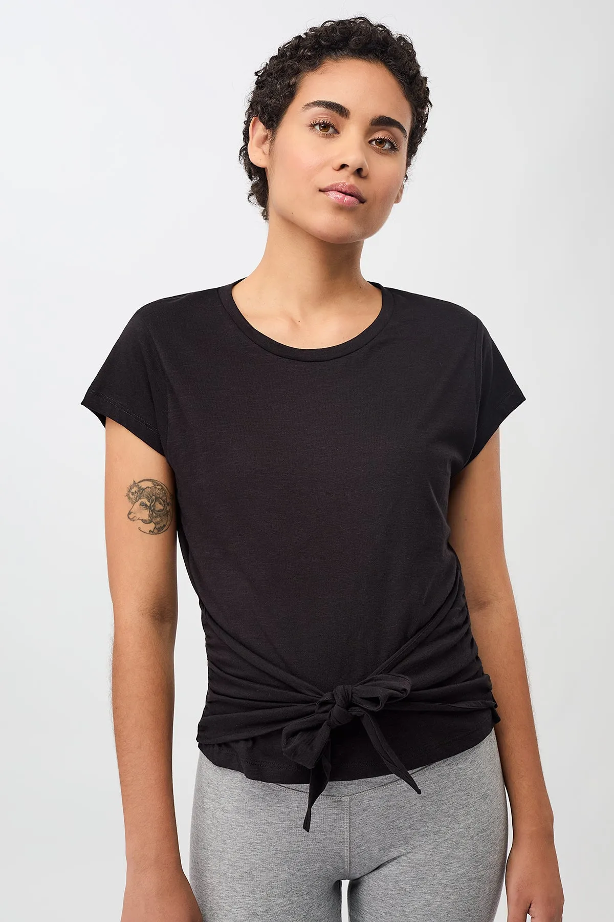 American Tee (Black), GOTS