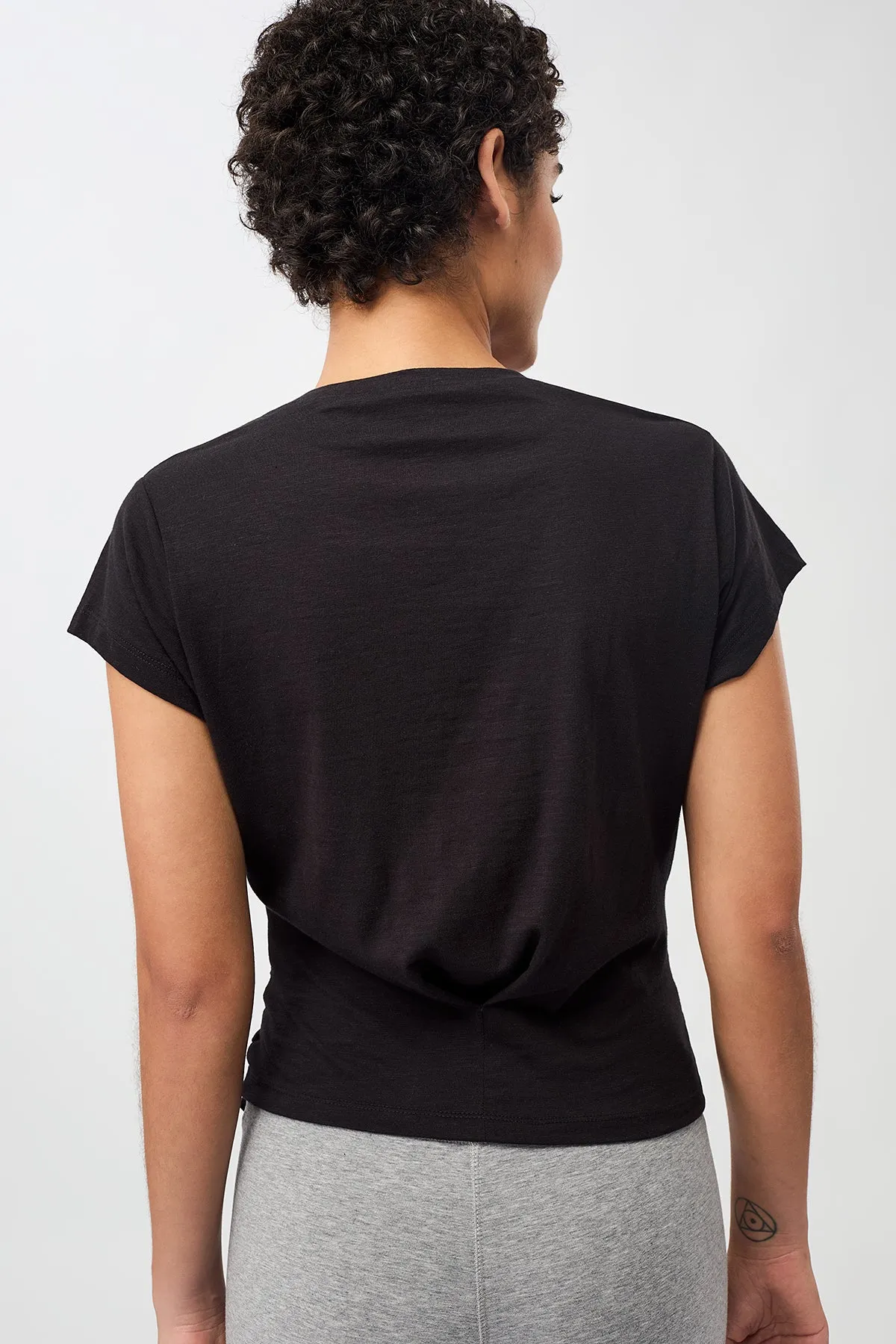 American Tee (Black), GOTS
