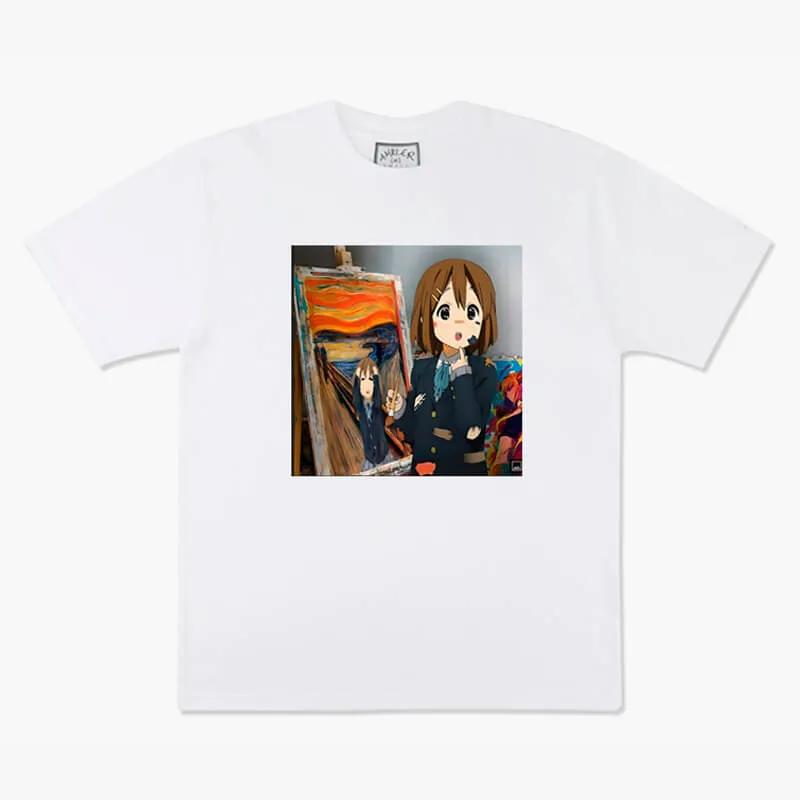 Animecore K-On Yuri Scream Painting T-Shirt