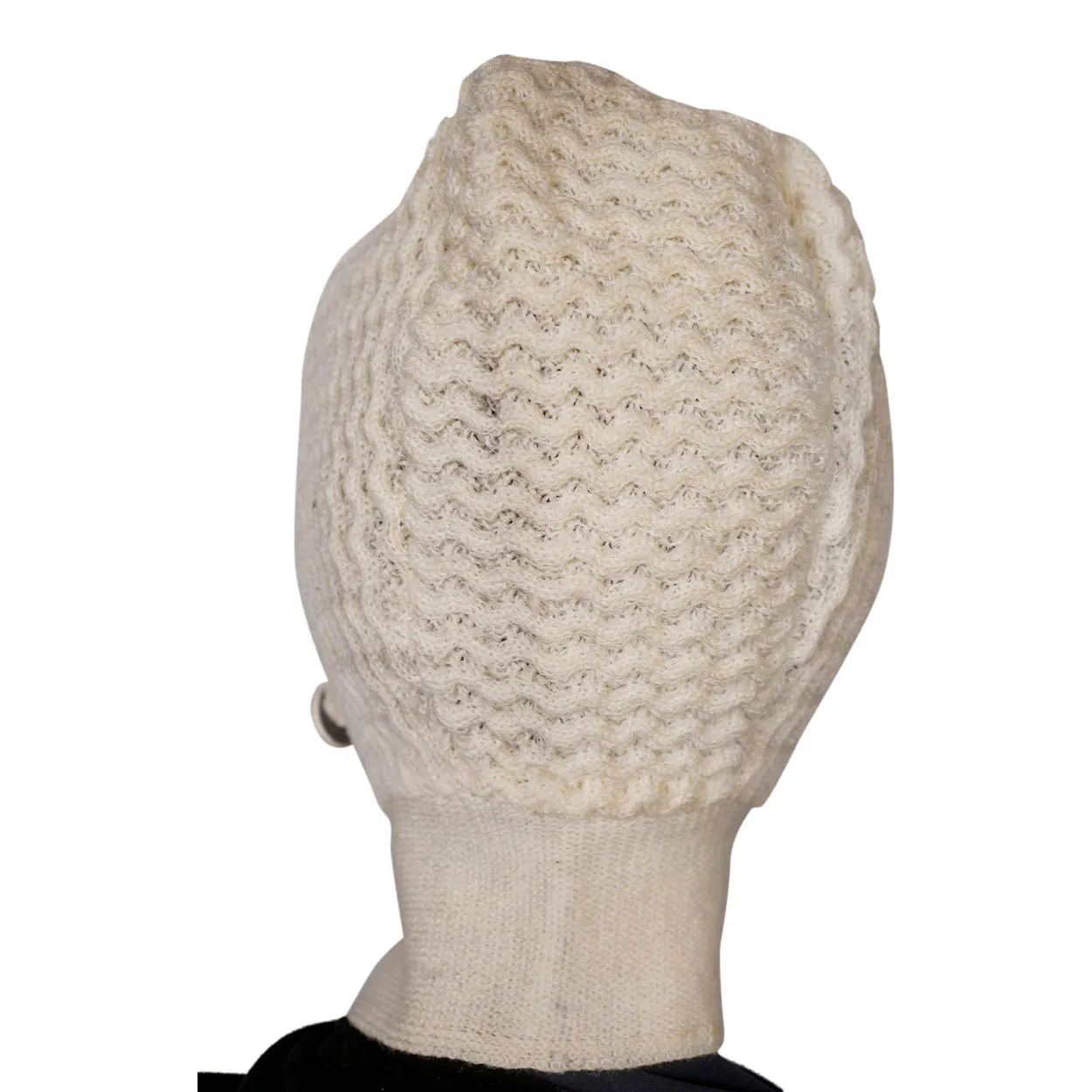 Antique Ladies Knitted Bonnet with Tie - ca 1910