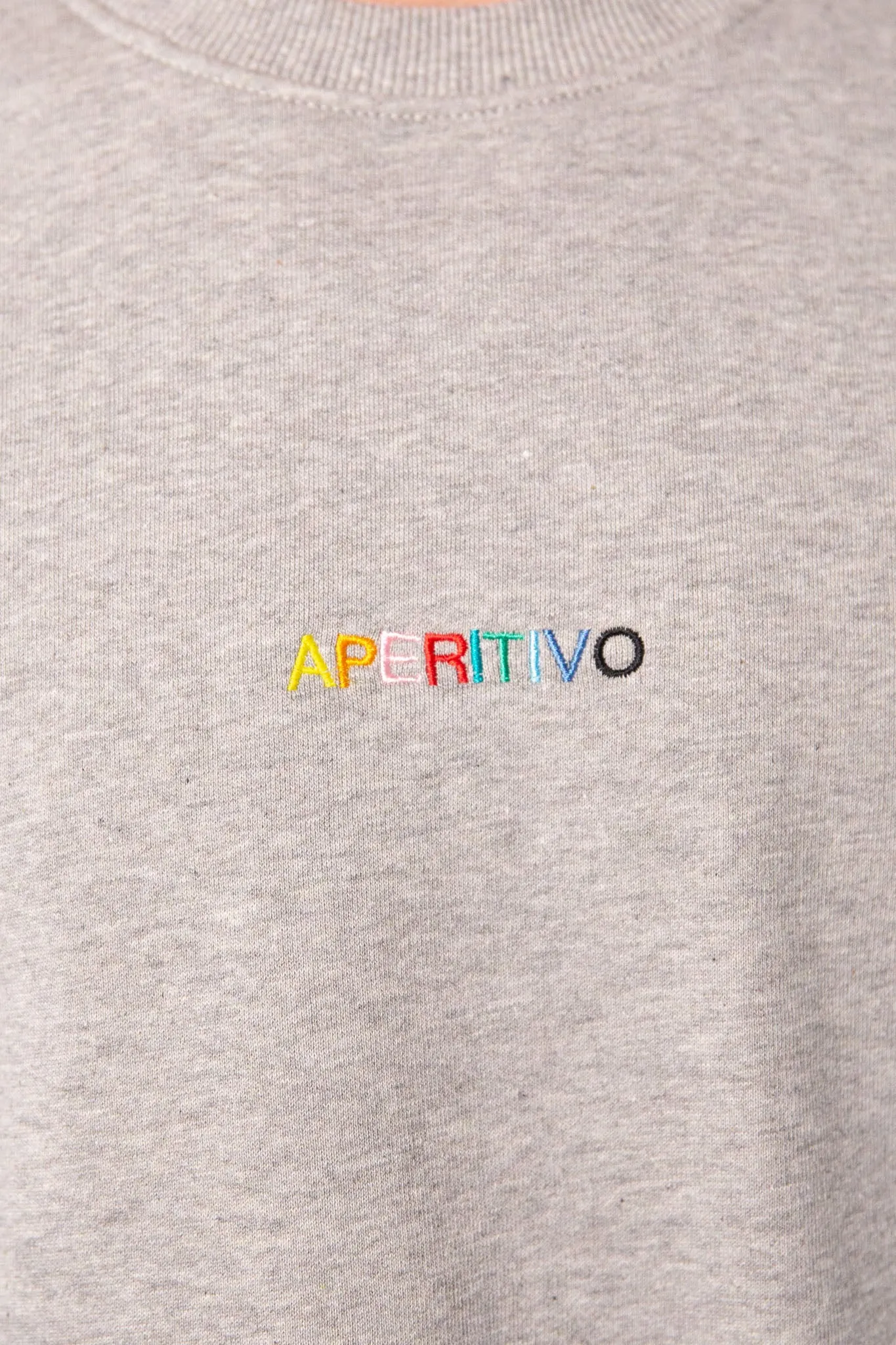 Aperitivo | Bestickter Bio-Baumwoll Frauen Pullover