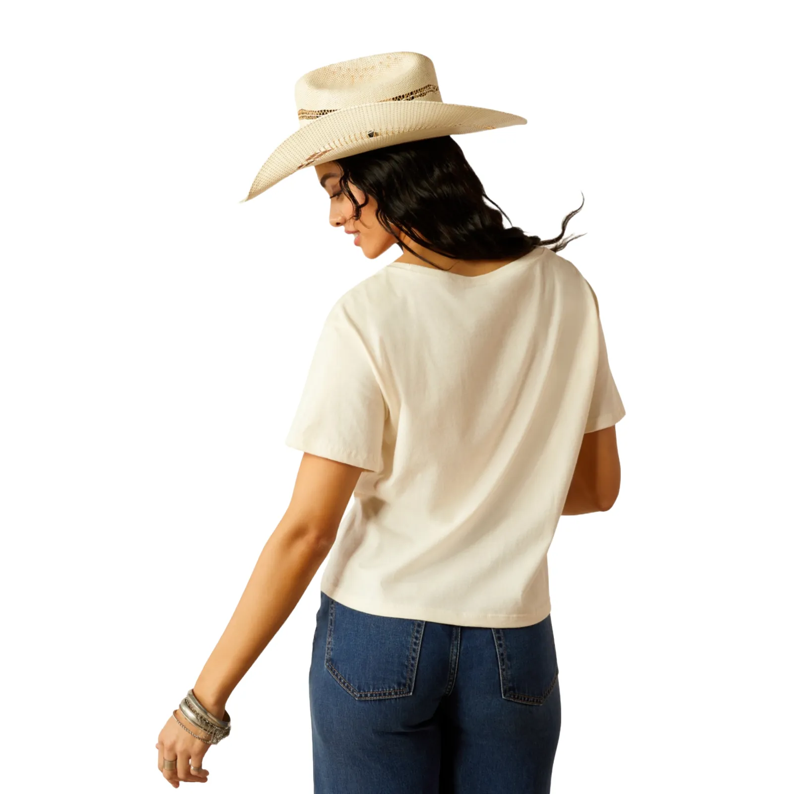 Ariat Ladies Cowboys Never Die Natural T-Shirt 10058554