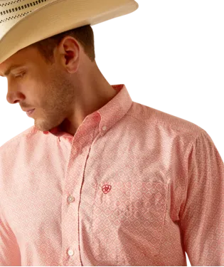 Ariat Men's Kamden Coral Classic Fit Shirt-10048401
