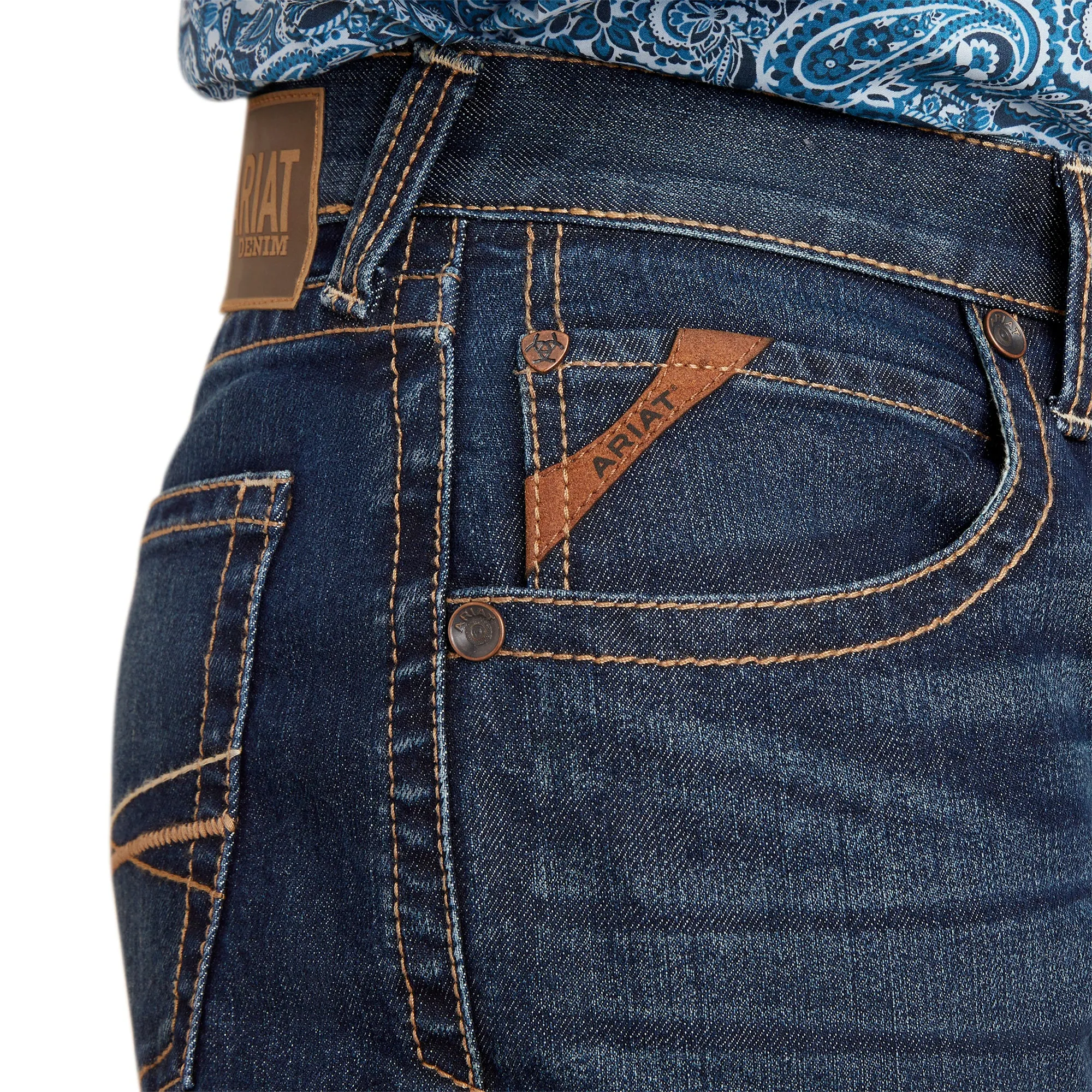 Ariat Mens M5 10045390 Dennis Straight Jeans
