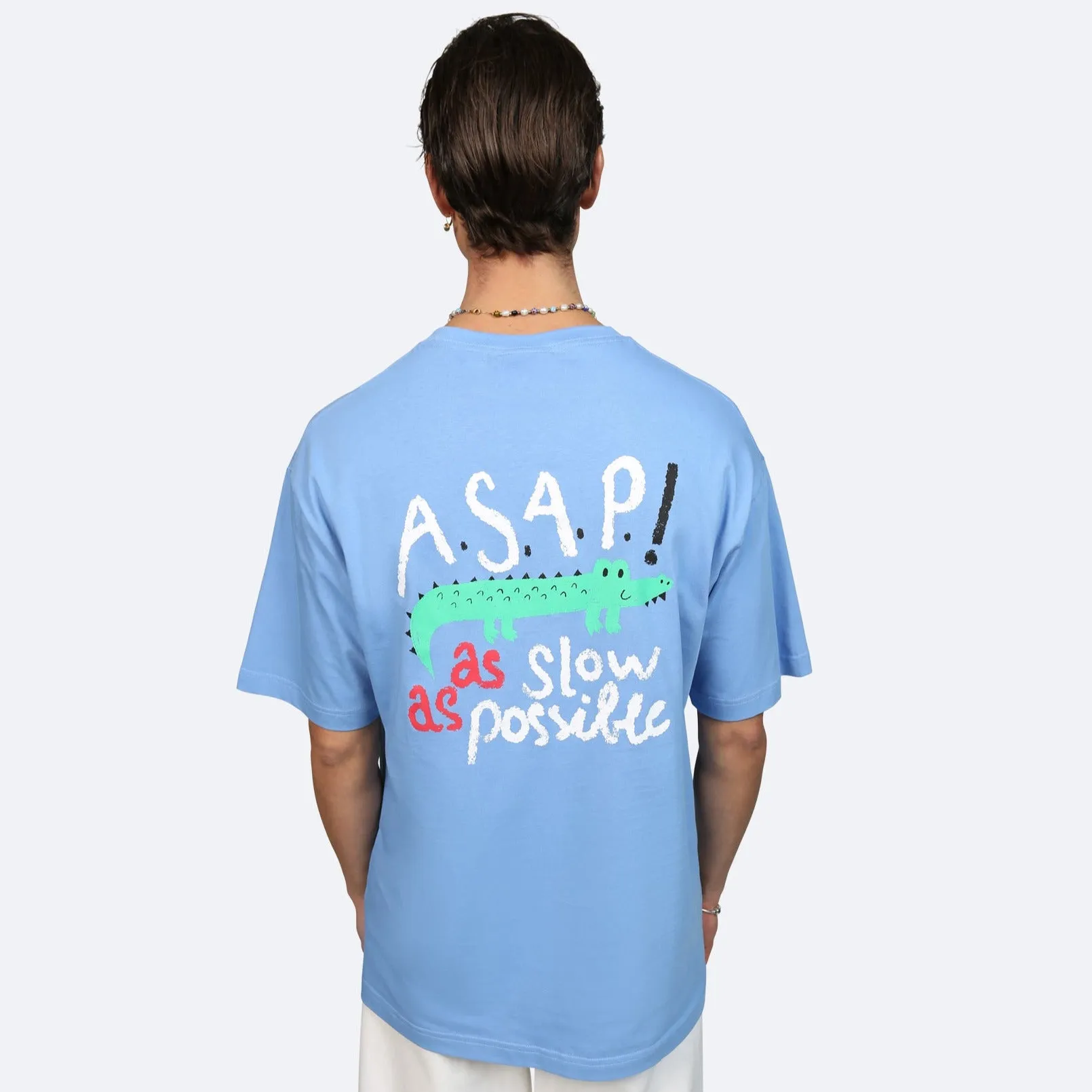 ASAP As slow as Possible T-Shirt - Light Blue
