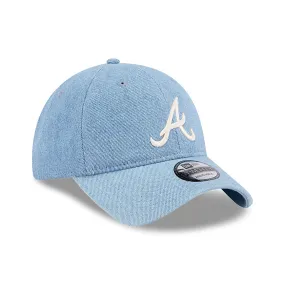 Atlanta Braves Washed Denim Light Blue 9TWENTY Adjustable Cap