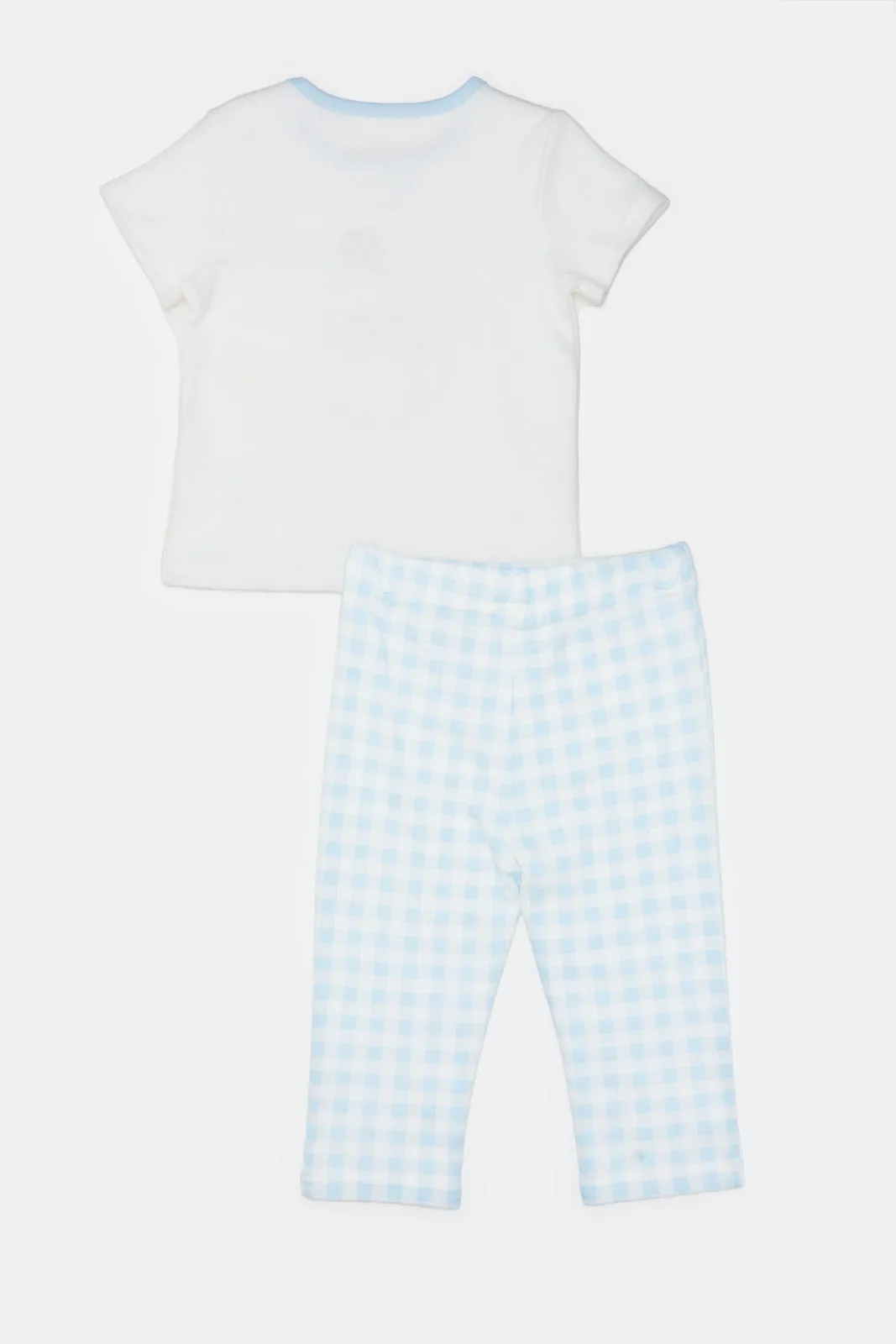 Baby Blue And White Chest Pocket Gift Set (2 Piece)