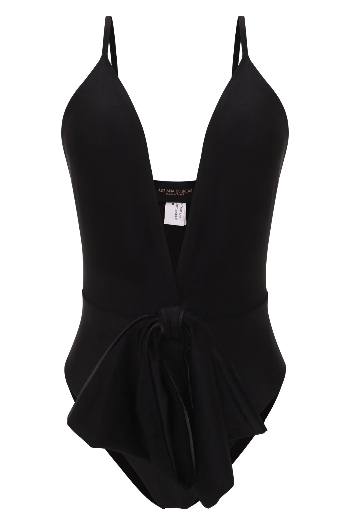 Bain Couture Plunge Swimsuit With Bow