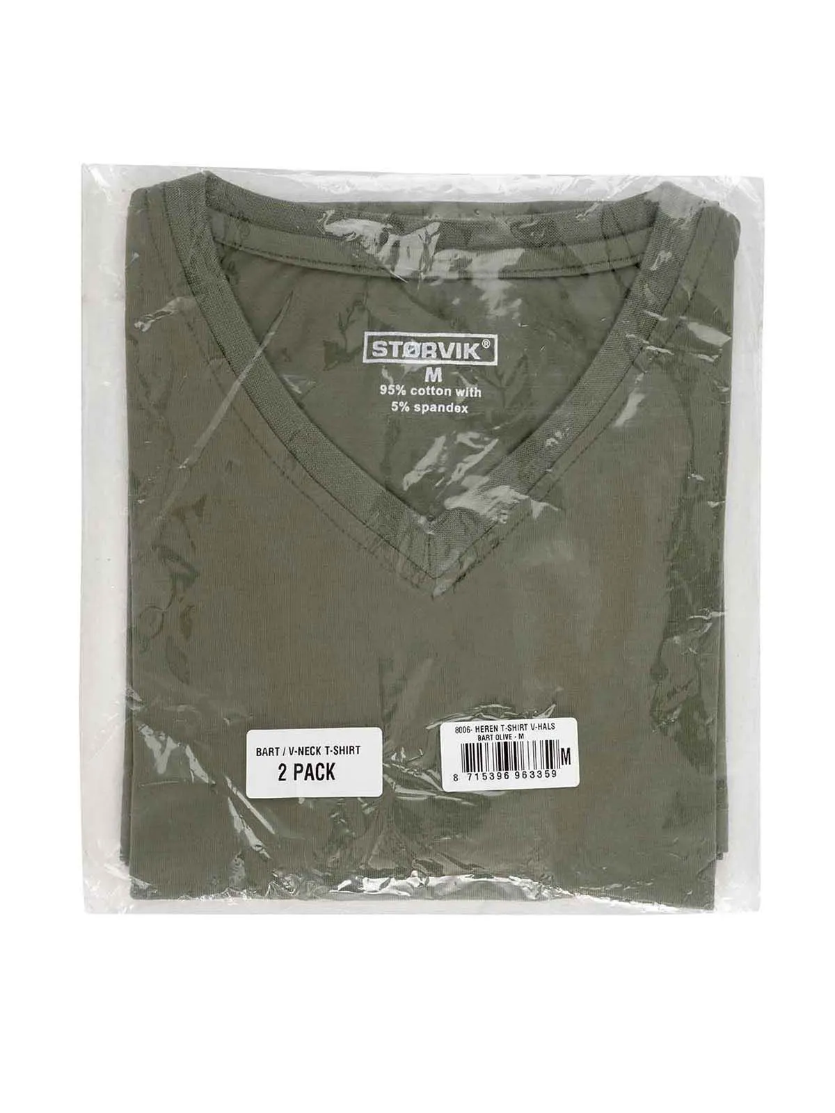 Bart&#x20;Work&#x20;T-shirt&#x20;2-pack&#x20;Stretch&#x20;-&#x20;Storvik