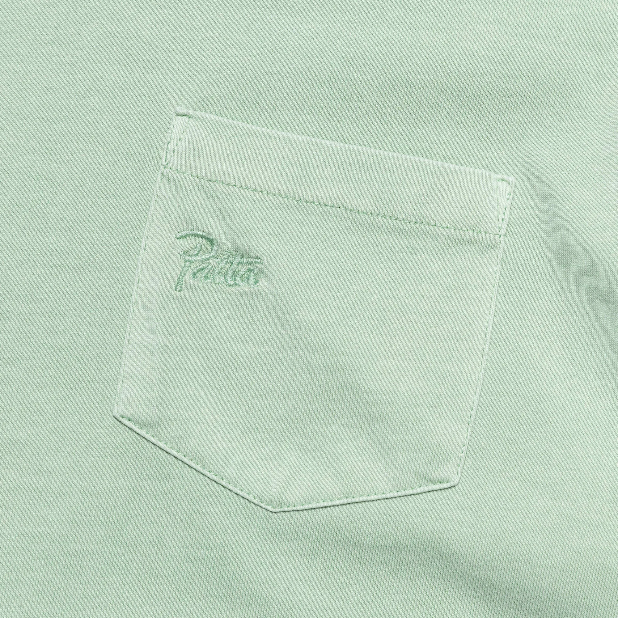 Basic Washed Pocket T-Shirt - Silt Green