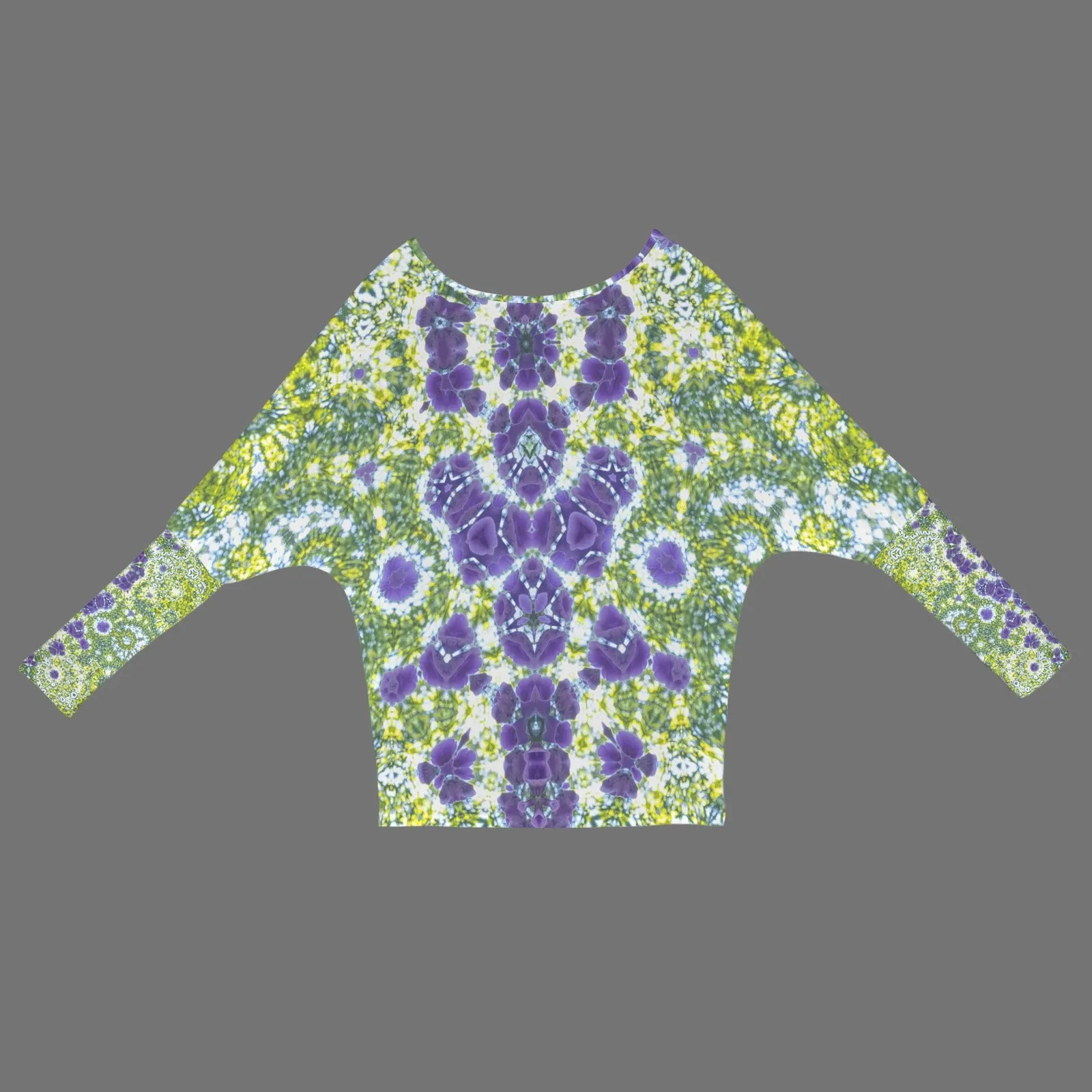 Batwing Long Sleeve Sweater Foxglove