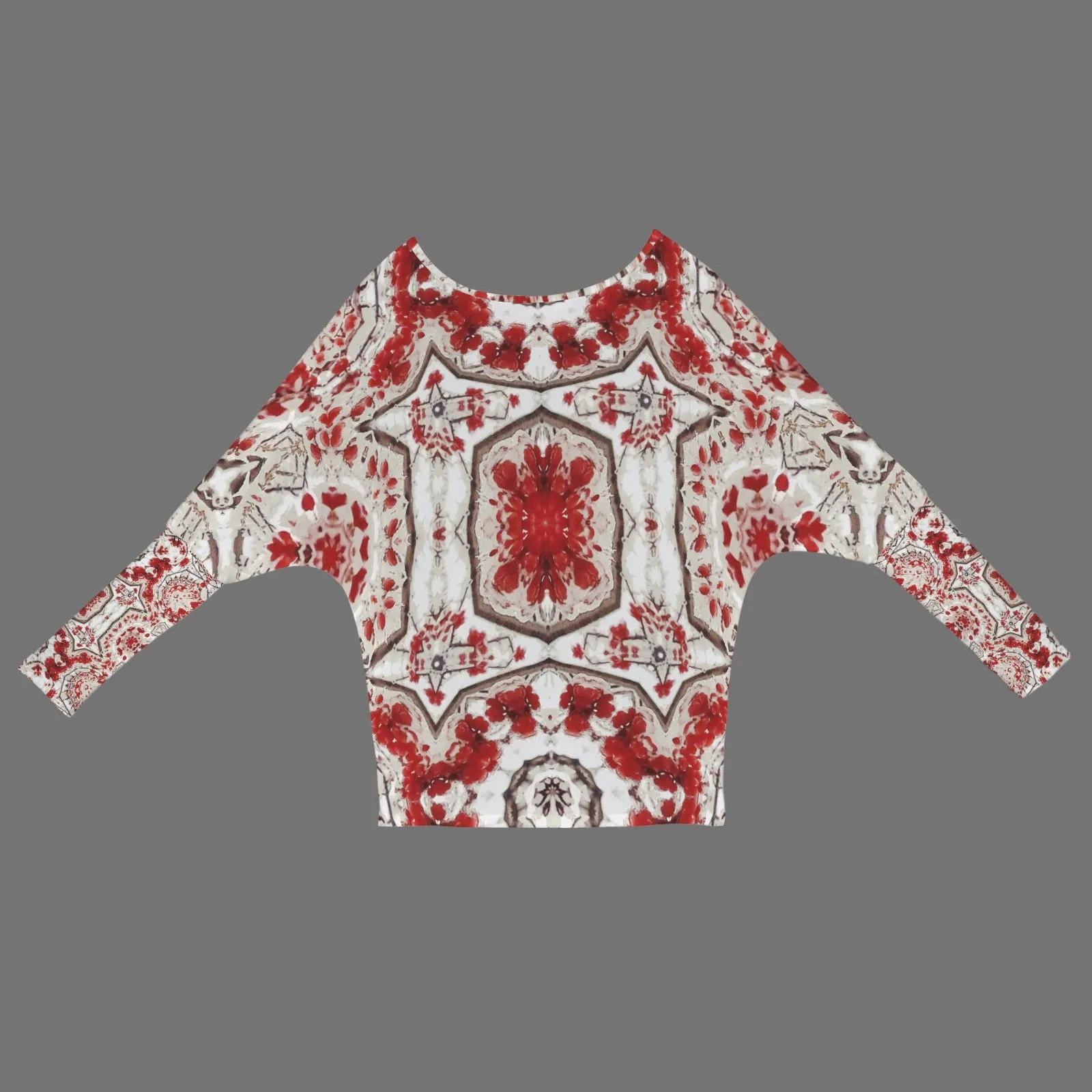 Batwing Long Sleeve Sweater Frosty Buffalo Berries