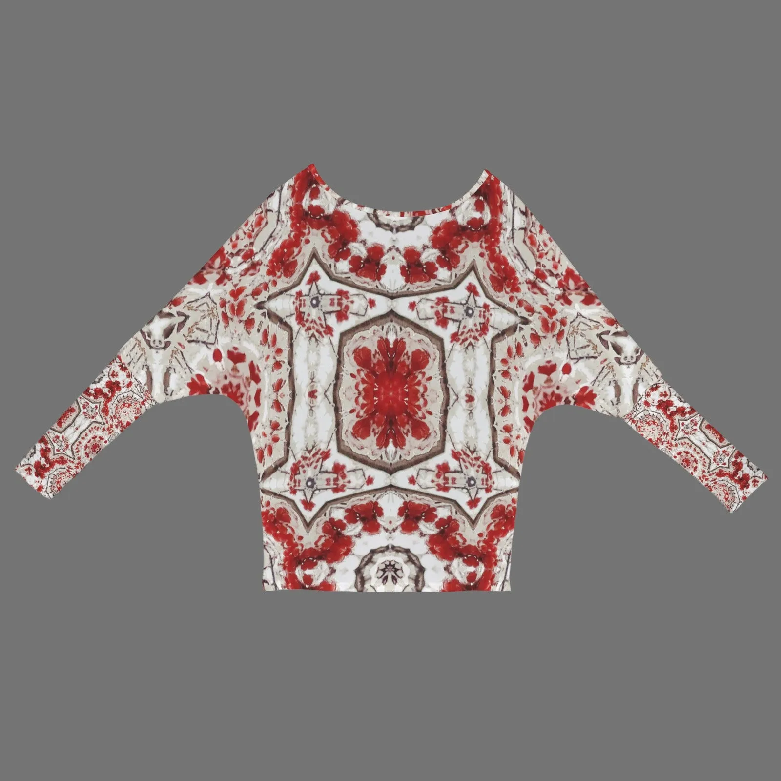 Batwing Long Sleeve Sweater Frosty Buffalo Berries