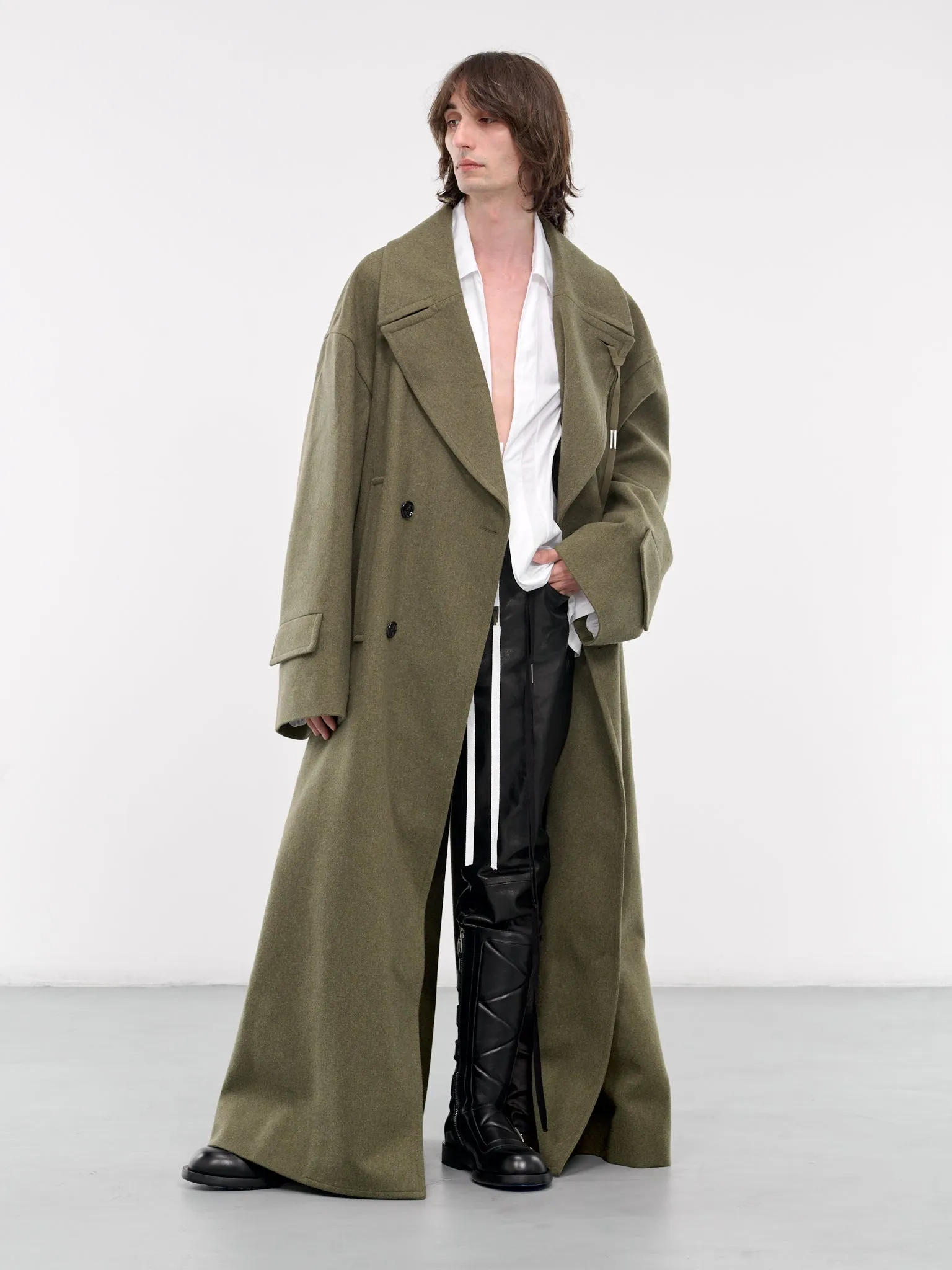 Bernt Double-Breasted Coat (B0012063-FA509-LODEN-GREEN)