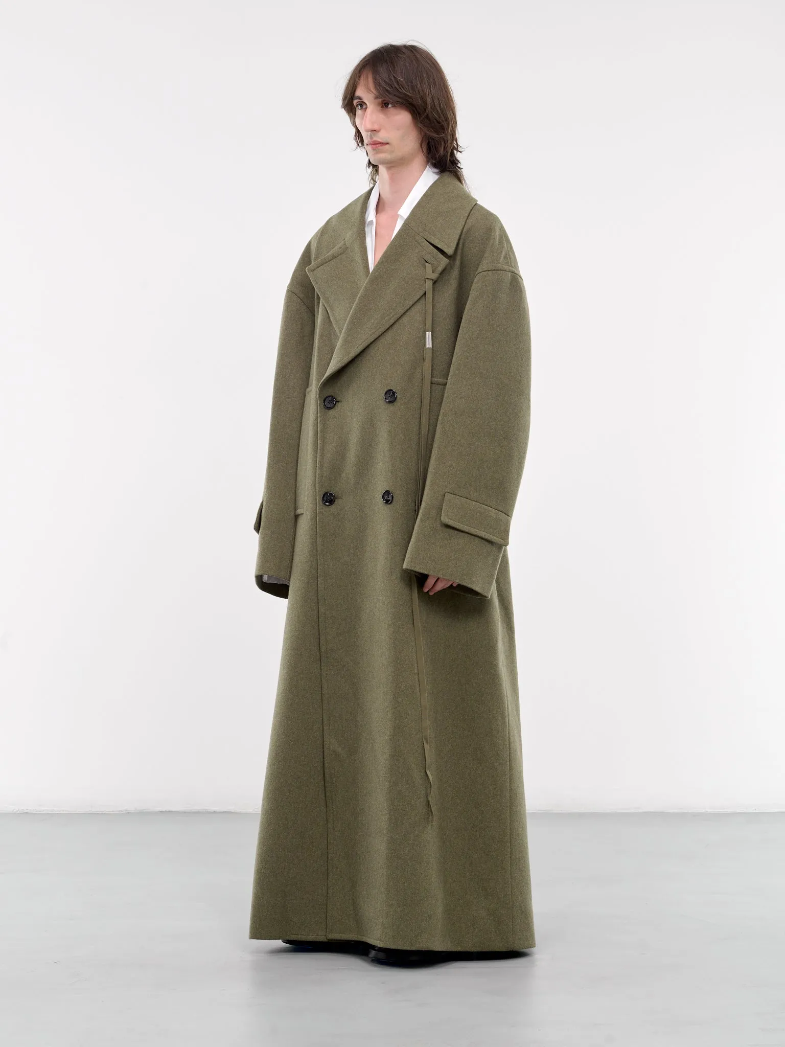 Bernt Double-Breasted Coat (B0012063-FA509-LODEN-GREEN)