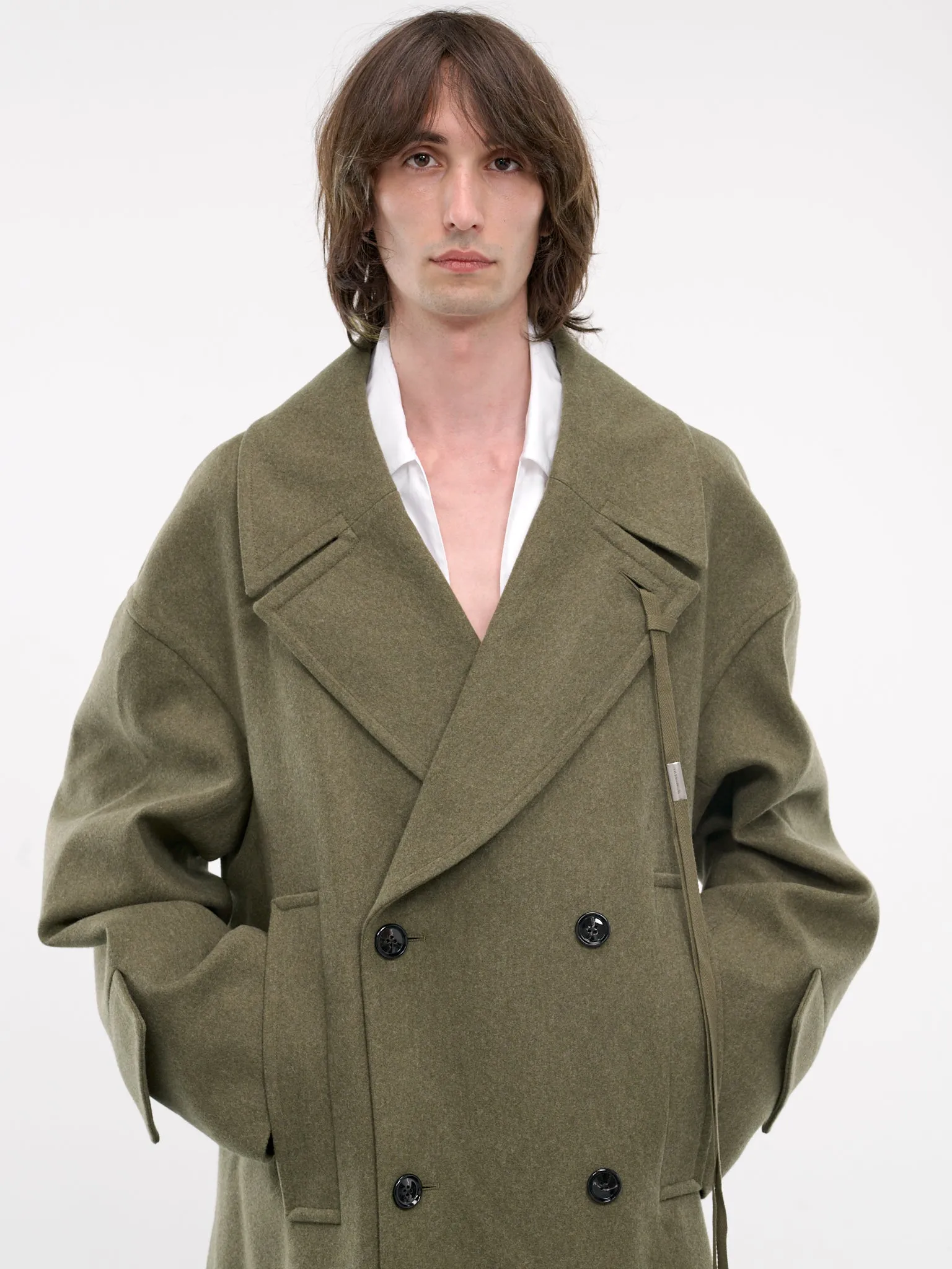Bernt Double-Breasted Coat (B0012063-FA509-LODEN-GREEN)