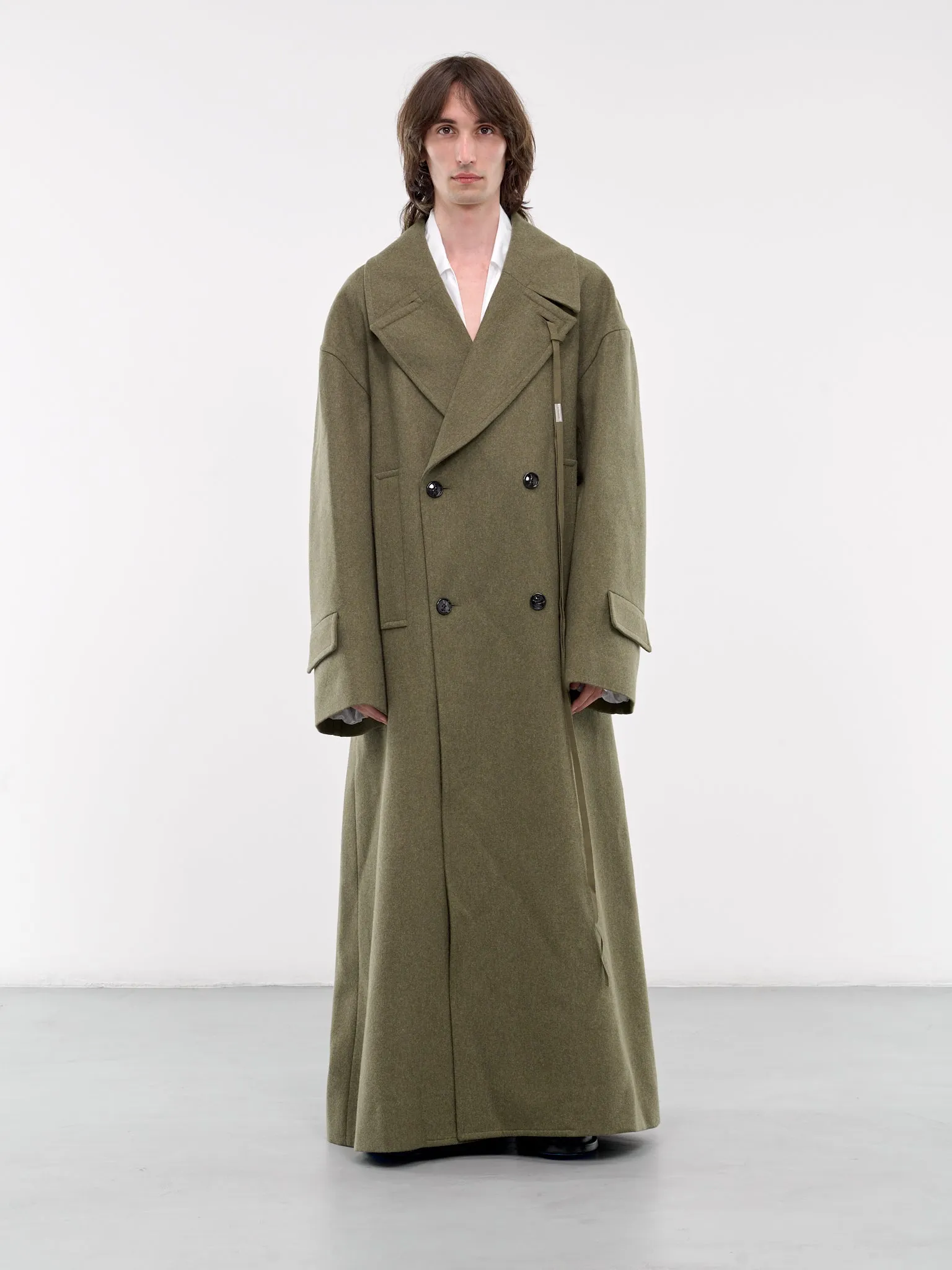 Bernt Double-Breasted Coat (B0012063-FA509-LODEN-GREEN)