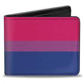 Bi-Fold Wallet - Flag Bisexual Pink Purple Blue by Buckle-Down