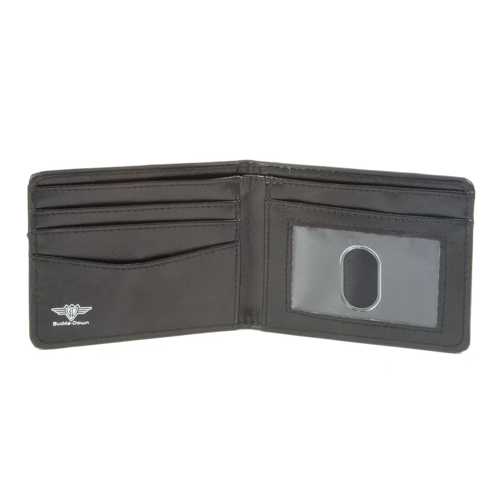 Bi-Fold Wallet - Scooby Doo Group Driving Mystery Machine Front Pose   Text Yellow by Buckle-Down