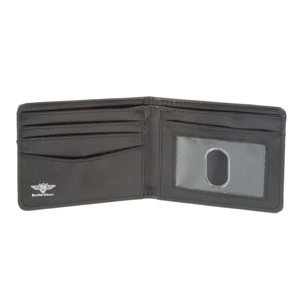 Bi-Fold Wallet - The Suicide Squad 2021 Character Caution Blocks Tape Yellows Black by Buckle-Down