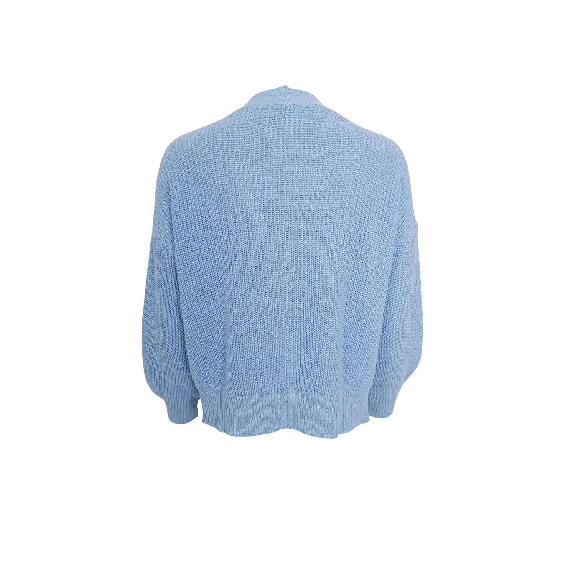 Black Colour - Bcfry Knit Cardigan - Sky Blue