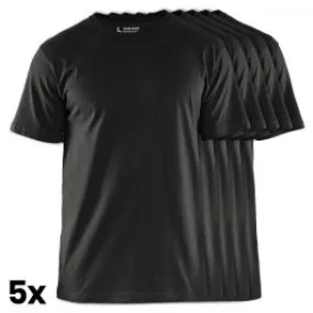 Bl&#xE5;kl&#xE4;der&#x20;3325-1042&#x20;T-shirt&#x20;5-Pack&#x20;-&#x20;Black