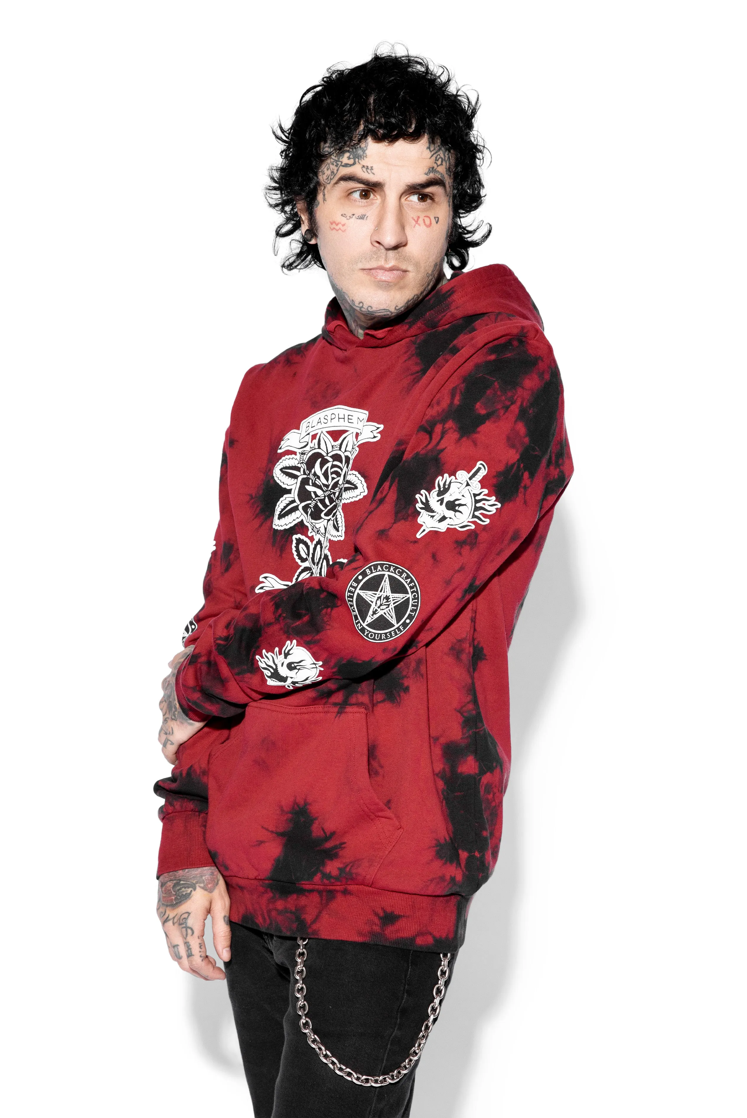 Blasphemy Is Beautiful  - Blood Moon Dye Pullover