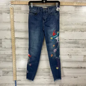 Blue Denim Jeans Skinny Free People, Size 2