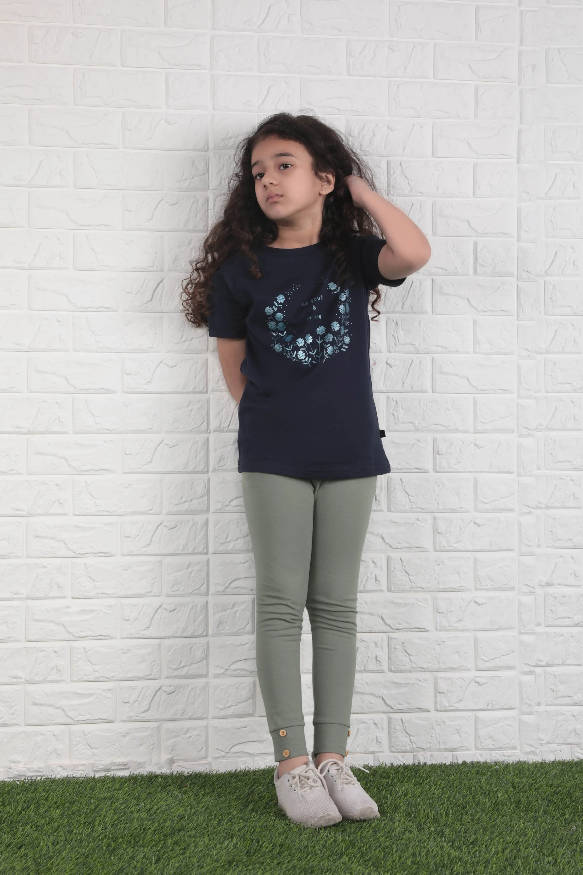 Blue Printed T-shirt
